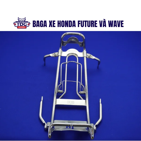 Baga giữa xe Honda Future và Wave do TDG sản xuất bằng Inox cao cấp