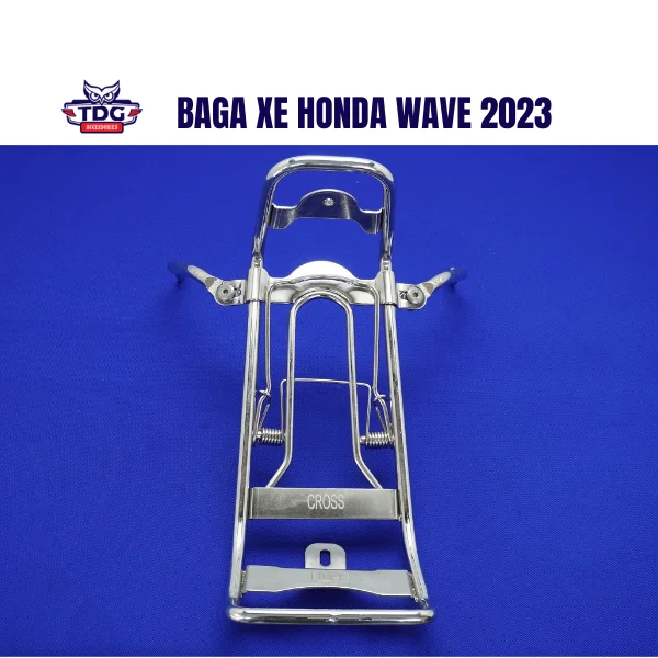 Baga giữa xe Wave 2023 do TDG sản xuất bằng Inox cao cấp