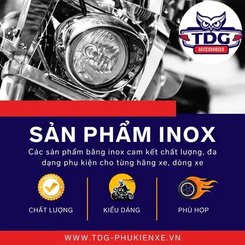 TDG - Chuyên sản xuất các phụ kiện xe máy và ôtô chất lượng cao bằng nhôm và inox