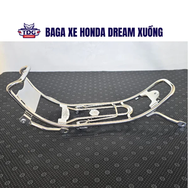 Baga giữa xe Dream Xuồng do TDG sản xuất bằng Inox cao cấp