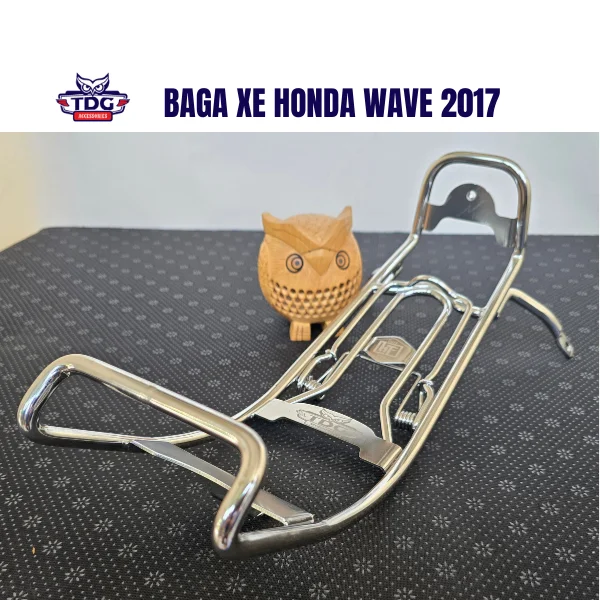 Baga giữa xe Wave 2017 do TDG sản xuất bằng Inox cao cấp