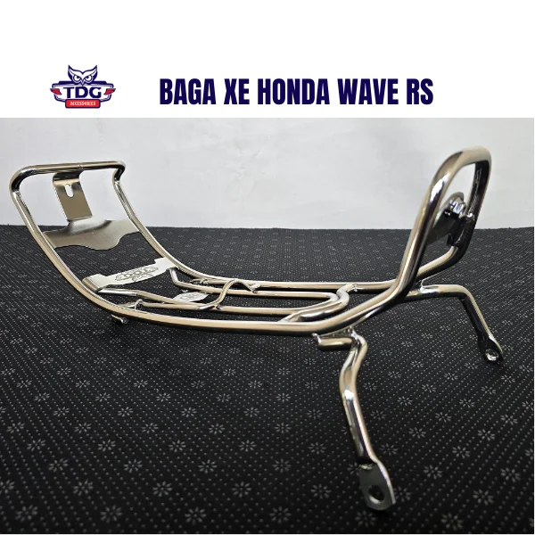 Baga giữa xe Wave RS do TDG sản xuất bằng Inox cao cấp