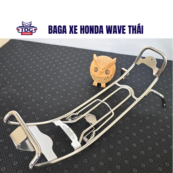 Baga giữa xe Wave thái do TDG sản xuất bằng Inox cao cấp
